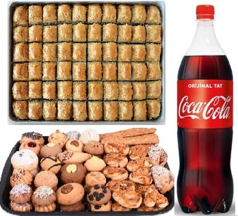 stanbul 1 kilogram cevizli baklava 1 kilogram kuru pasta 1 litre cola